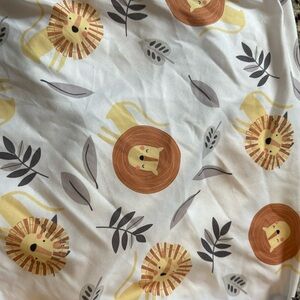 No Jo Lion Standard Size Crib Sheet